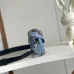 Louis Vuitton Light Blue Monogram Embossed Trunk Bag with Navy Accents size:19×15×7cm #A54125