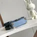 Louis Vuitton Light Blue Monogram Embossed Trunk Bag with Navy Accents size:19×15×7cm #A54125