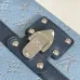 Louis Vuitton Light Blue Monogram Embossed Trunk Bag with Navy Accents size:19×15×7cm #A54125
