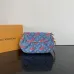 Louis Vuitton Denim Cherry Print Crossbody Bag With Gold - Tone Hardware #A52595