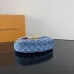 Louis Vuitton Denim Cherry Print Crossbody Bag With Gold - Tone Hardware #A52595