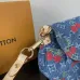 Louis Vuitton Denim Cherry Print Crossbody Bag With Gold - Tone Hardware #A52595