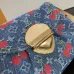 Louis Vuitton Denim Cherry Print Crossbody Bag With Gold - Tone Hardware #A52595