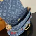 Louis Vuitton Denim Cherry Print Crossbody Bag With Gold - Tone Hardware #A52595