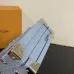 Louis Vuitton Light Blue Monogram Canvas Petite Malle Bag With Leather Strap #A50904