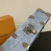 Louis Vuitton Light Blue Monogram Canvas Petite Malle Bag With Leather Strap #A50904