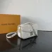 Louis Vuitton White Multicolor Monogram Crossbody Bag With Gold Lock And Chain Strap size:21×13×6cm #A54324