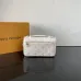 Louis Vuitton White Multicolor Monogram Crossbody Bag With Gold Lock And Chain Strap size:21×13×6cm #A54324