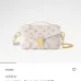 Louis Vuitton White Multicolor Monogram Crossbody Bag With Gold Lock And Chain Strap size:21×13×6cm #A54324