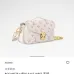 Louis Vuitton White Multicolor Monogram Crossbody Bag With Gold Lock And Chain Strap size:21×13×6cm #A54324