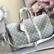 Louis Vuitton Keepall Bandoulière 50 Monogram Shadow Leather travel bag #A54834