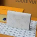 Louis Vuitton Monogram Blue Card Holder With Distinctive Branding #A53518