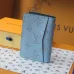 Louis Vuitton Monogram Blue Card Holder With Distinctive Branding #A53518