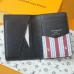 Louis Vuitton Monogram Blue Card Holder With Distinctive Branding #A53518