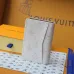 Louis Vuitton Monogram Blue Card Holder With Distinctive Branding #A53518