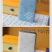 Louis Vuitton Monogram Blue Card Holder With Distinctive Branding #A53518
