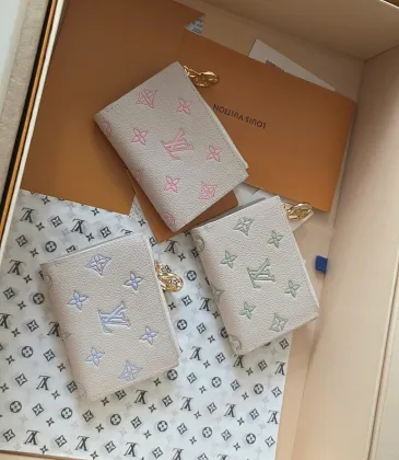 LV M27742 Compact Wallet | Monogram Embossed Leather | Light Blue #A60906