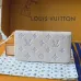 LV M27742 Compact Wallet | Monogram Embossed Leather | Light Blue #A60907
