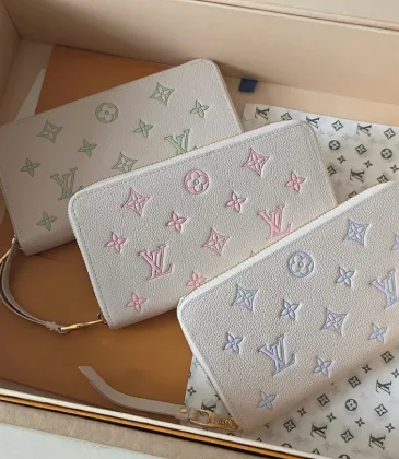 LV M27742 Compact Wallet | Monogram Embossed Leather | Light Blue #A60907