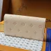 LV M60531 Monogram Empreinte Long Wallet - Cream Pink #A60910