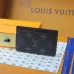 Louis Vuitton Monogram Eclipse Card Holder With Colorful Striped Accent and G.V Initials size:7×0.5×11cm #A53915