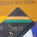 Louis Vuitton Monogram Eclipse Card Holder With Colorful Striped Accent and G.V Initials size:7×0.5×11cm #A53915