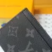 Louis Vuitton Monogram Eclipse Card Holder With Colorful Striped Accent and G.V Initials size:7×0.5×11cm #A53915