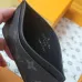 Louis Vuitton Monogram Eclipse Card Holder With Colorful Striped Accent and G.V Initials size:7×0.5×11cm #A53915