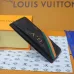 Louis Vuitton Monogram Eclipse Card Holder With Colorful Striped Accent and G.V Initials size:7×0.5×11cm #A53915
