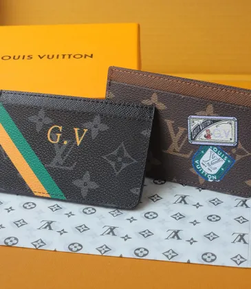 Louis Vuitton Monogram Eclipse Card Holder With Colorful Striped Accent and G.V Initials size:7×0.5×11cm #A53915