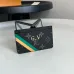 Louis Vuitton Monogram Canvas Card Holder With Decorative Patches size:7×0.5×11cm #A53919