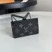 Louis Vuitton Monogram Canvas Card Holder With Decorative Patches size:7×0.5×11cm #A53919