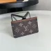 Louis Vuitton Monogram Canvas Card Holder With Decorative Patches size:7×0.5×11cm #A53919