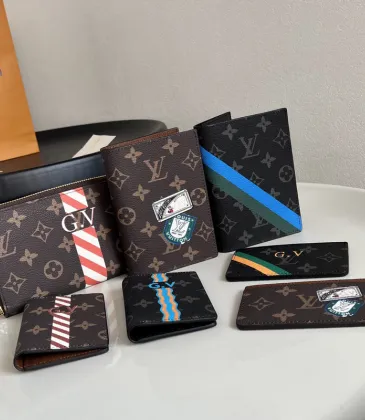 Louis Vuitton Monogram Canvas Card Holder With Decorative Patches size:7×0.5×11cm #A53919
