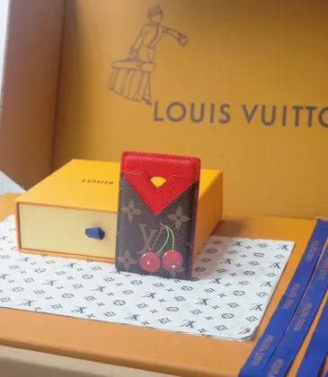 Louis Vuitton M14562 Magnet Card Case - Cherry Pattern Monogram Canvas with MagSafe Compatibility #A59490 Louis Vuitton M14562 Magnet Card Case - Cherry Pattern Monogram Canvas with MagSafe Compatibility #A59490