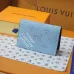 Louis Vuitton M14689 Chip Version Card Holder - Blue/White Pattern (Chip-Enabled) #A59476