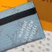 Louis Vuitton M14766 Chip Version Card Holder - Light Blue &amp; White #A59465