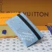 Louis Vuitton M14766 Chip Version Card Holder - Light Blue &amp; White #A59465