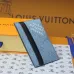 Louis Vuitton M14766 Chip Version Card Holder - Light Blue &amp; White #A59465