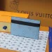 Louis Vuitton M14766 Chip Version Card Holder - Light Blue &amp; White #A59465