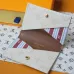 Louis Vuitton M14817 Chip Version Card Holder - White &amp; Light Blue #A59466