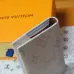 Louis Vuitton M14817 Chip Version Card Holder - White &amp; Light Blue #A59466
