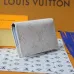 Louis Vuitton M14817 Chip Version Card Holder - White &amp; Light Blue #A59466
