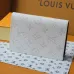 Louis Vuitton M15075 Chip Version Passport Cover - White/Blue Monogram Pattern #A59467