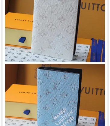 Louis Vuitton M15075 Chip Version Passport Cover - White/Blue Monogram Pattern #A59467 Louis Vuitton M15075 Chip Version Passport Cover - White/Blue Monogram Pattern #A59467