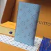 Louis Vuitton M15156 Chip Version Wallet - White/Blue Monogram Pattern #A59468