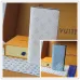 Louis Vuitton M15156 Chip Version Wallet - White/Blue Monogram Pattern #A59468