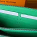 Louis Vuitton M25998 Full-Zip Wallet - Green Monogram Pattern Premium Leather Card Holder &amp; Coin Purse #A59489