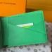 Louis Vuitton M25998 Green Short Wallet - Authentic Original Design #A59493