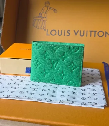 Louis Vuitton M25998 Green Short Wallet - Authentic Original Design #A59493 Louis Vuitton M25998 Green Short Wallet - Authentic Original Design #A59493